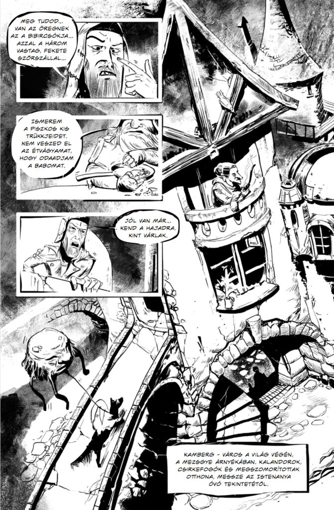 Mezsgye mintaoldal (írta: Lakatos István, Szegedi János Péter , rajzolta: Kovács Péter)