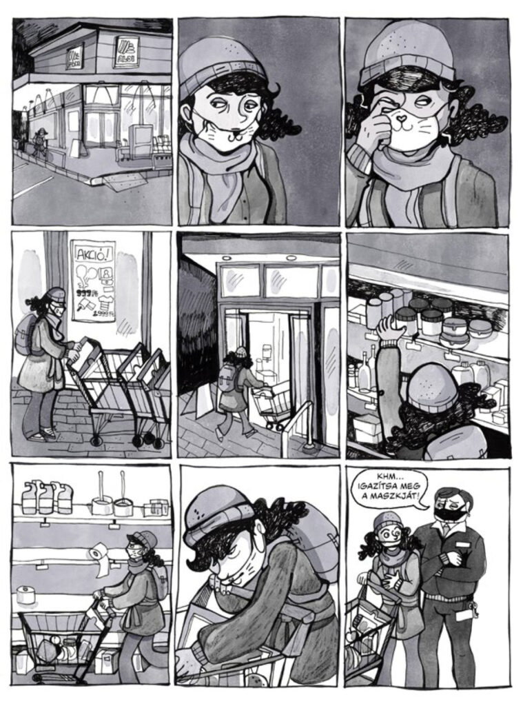 Semmi szédítő magasság mintaoldal (írta és rajzolta: Kuizs Lilla)