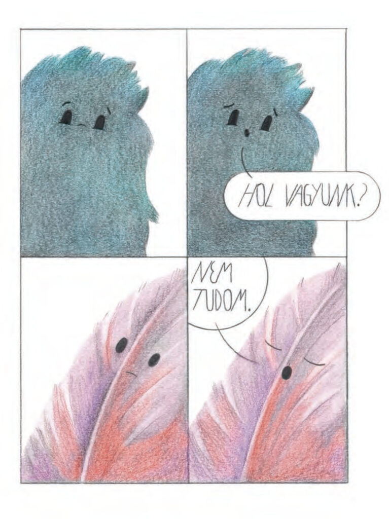 Tollhatározó mintaoldal (írta és rajzolta: Marjai Petra Lilla)